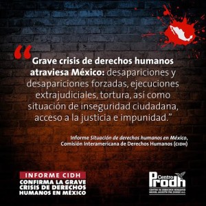 Sociedad civil respalda informe de la CIDH