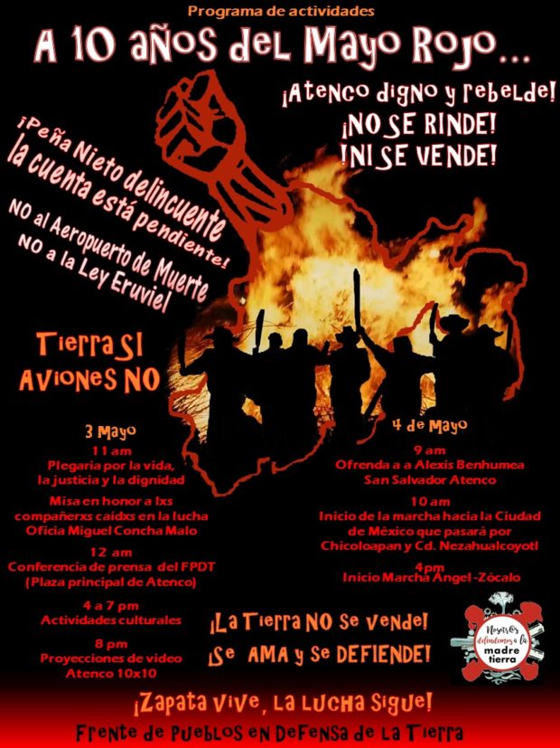 Mayo Rojo 10 años programa